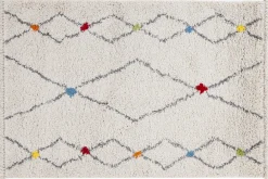 Tapis rectangulaire à motifs losanges 200 x 300 cm LIO