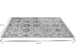 Tapis rectangulaire à motifs 160 x 230 cm DULCE