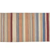 Tapis rectangulaire rayé multicolore en coton 60 x 120 cm SUPLA