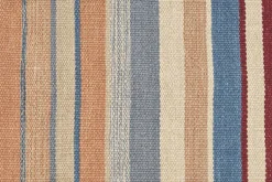 Tapis rectangulaire rayé multicolore en coton 60 x 120 cm SUPLA