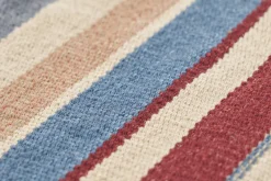 Tapis rectangulaire rayé multicolore en coton 60 x 120 cm SUPLA