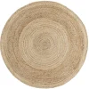 Tapis rond en jute naturelle D120 cm MATA
