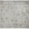Tapis vintage en viscose avec motifs gris 160 x 230 cm RYAD