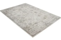 Tapis vintage en viscose avec motifs gris 160 x 230 cm RYAD