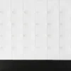 Tête de lit capitonnée blanc cassé 160 cm HALCIONA