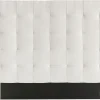 Tête de lit capitonnée en tissu beige clair naturel L160 cm HALCIONA