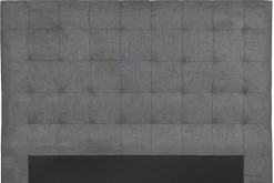 Tête de lit capitonnée en tissu gris anthracite L180 cm HALCIONA