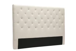 Tête de lit capitonnée en tissu naturel L160 cm ENGUERRAND