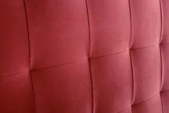 Tête de lit capitonnée en tissu velours terracotta L160 cm HALCIONA