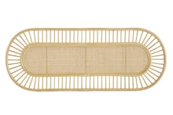 Tête de lit déco en rotin naturel et cannage L165 cm BOW