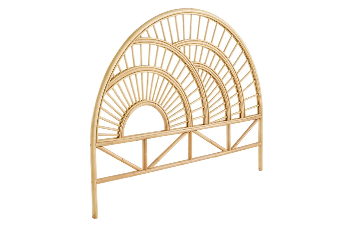 Tête de lit déco en rotin naturel L160 cm SUNNY