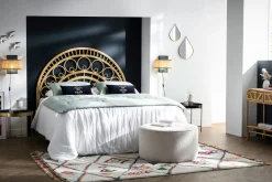 Tête de lit déco en rotin naturel L160 cm SORAYA