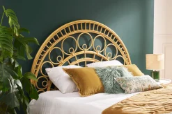 Tête de lit déco en rotin naturel L160 cm SORAYA