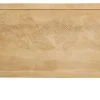 Tête de lit en bois manguier massif gravé L165 cm VIBES