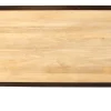 Tête de lit en bois manguier massif et métal noir L165 cm INDUSTRIA