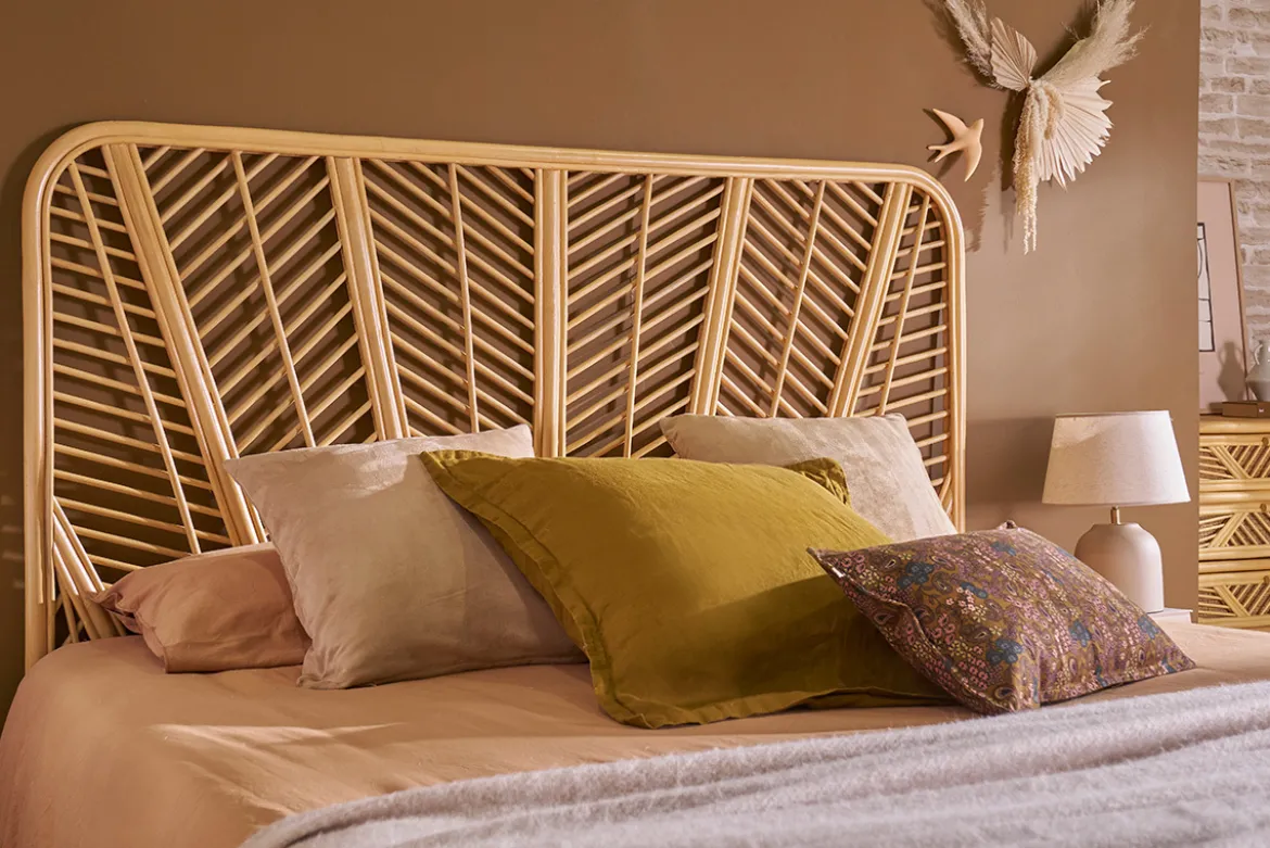 Tête de lit en rotin L162 cm GALON