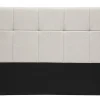 Tête de lit en tissu beige crème L160 cm CLOVIS