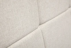 Tête de lit en tissu beige crème L160 cm CLOVIS