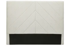 Tête de lit en tissu beige L160 cm AVAH