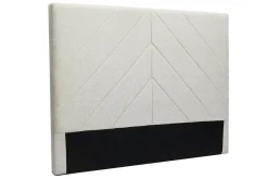 Tête de lit en tissu beige L160 cm AVAH