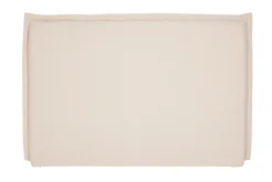 Tête de lit en tissu effet lin beige L160 cm PIA