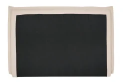 Tête de lit en tissu effet lin beige L160 cm PIA