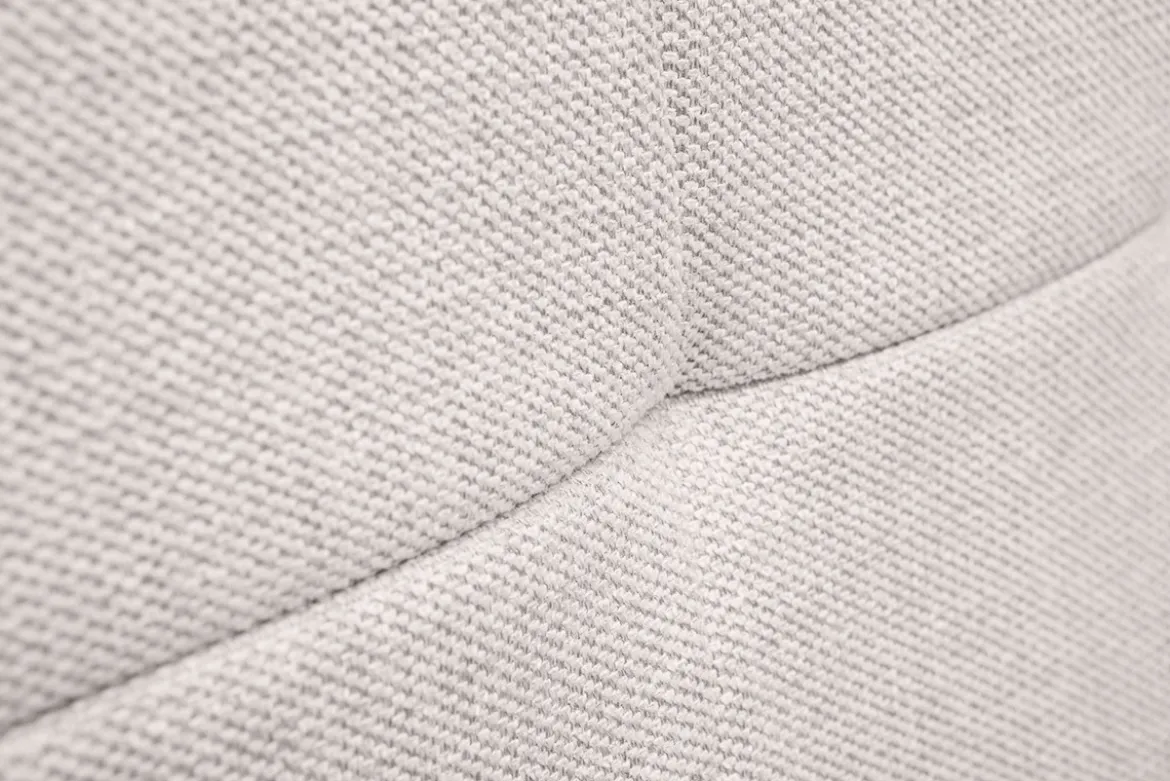 Tête de lit en tissu effet velours texturé beige L170 cm SUKA