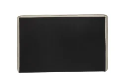 Tête de lit en tissu effet velours beige naturel L175 cm MARCIA