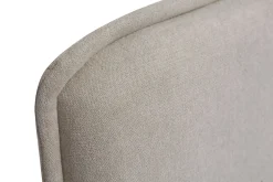 Tête de lit en tissu effet velours beige naturel L175 cm MARCIA