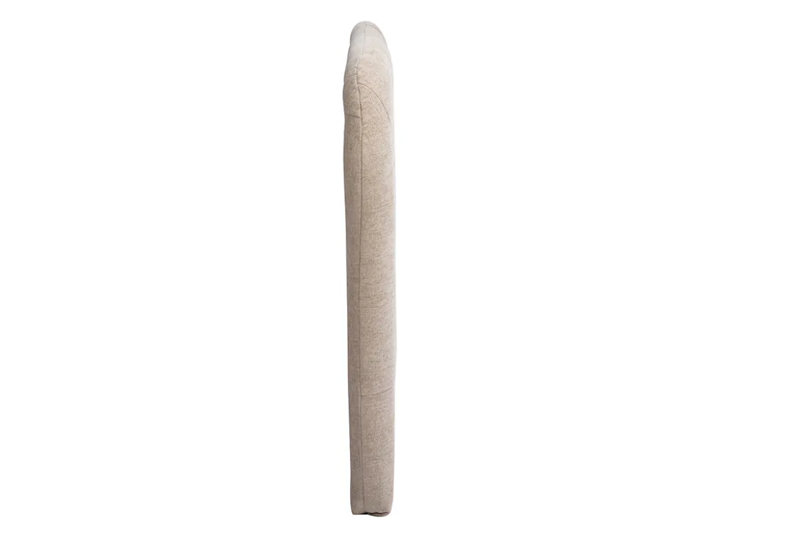Tête de lit en tissu effet velours texturé beige L169 cm ALANIS