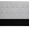 Tête de lit en tissu gris L170 cm SUKA