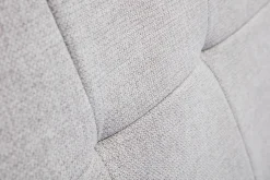 Tête de lit en tissu gris L170 cm SUKA