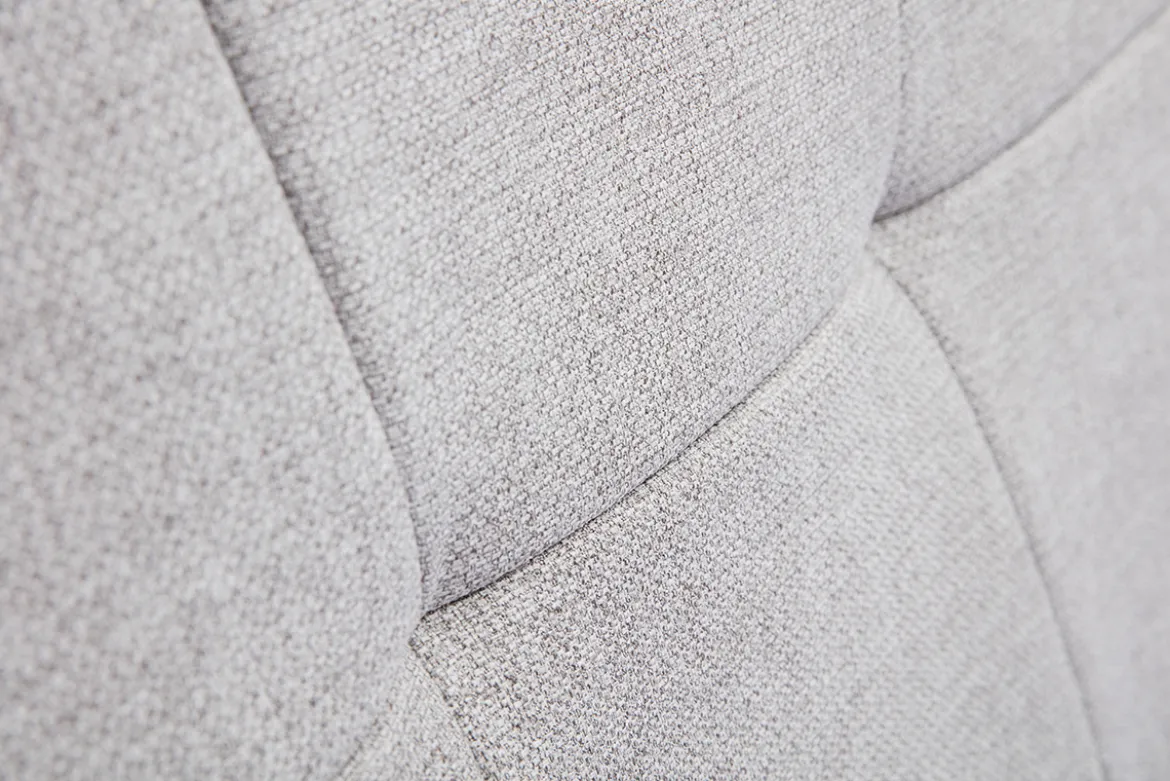Tête de lit en tissu gris L170 cm SUKA