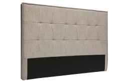 Tête de lit en tissu taupe L170 cm SUKA