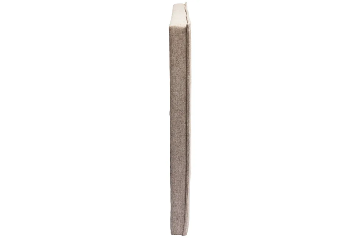 Tête de lit en tissu taupe L170 cm SUKA