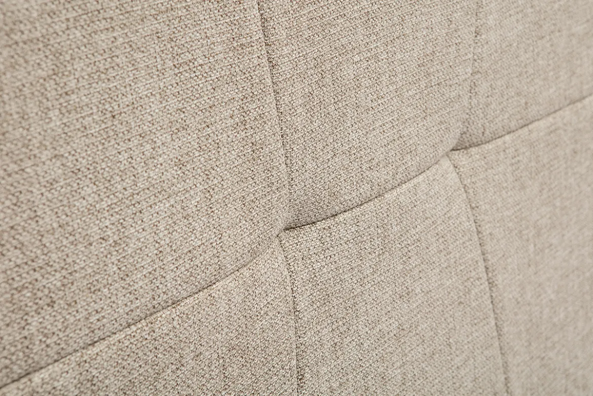 Tête de lit en tissu taupe L170 cm SUKA
