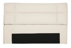 Tête de lit en tissu texturé beige L160 cm HONO