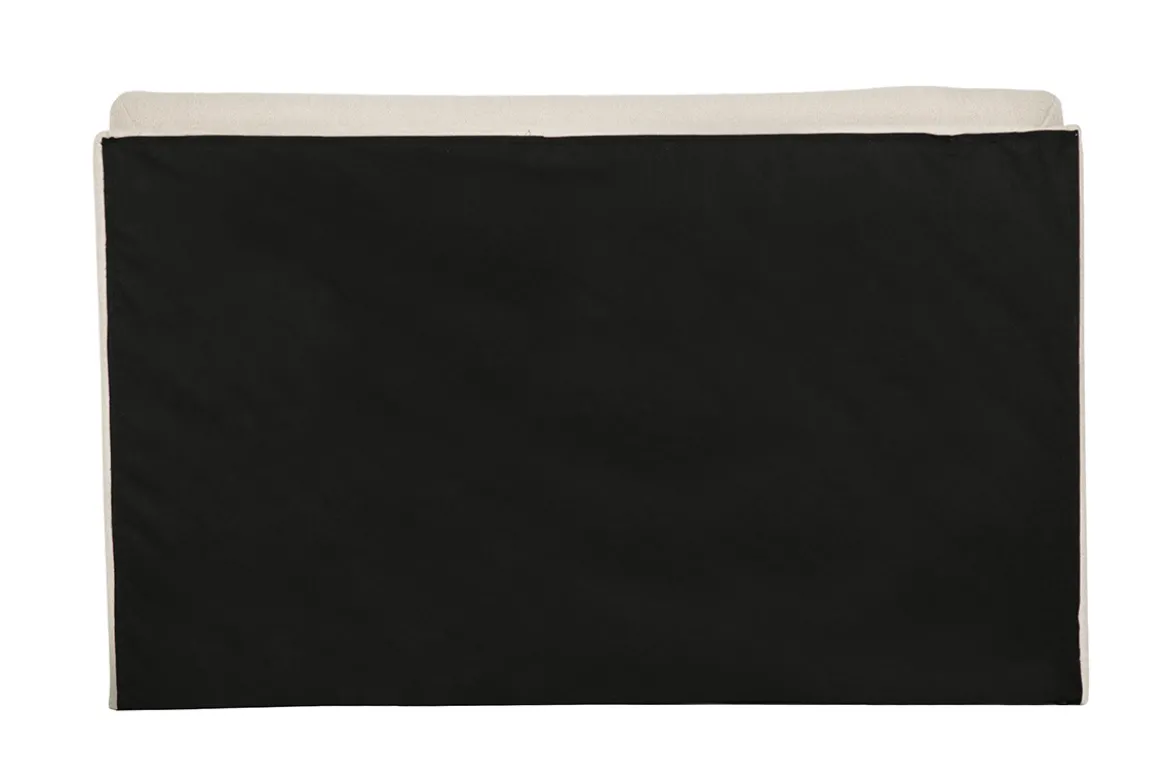 Tête de lit en tissu texturé beige L160 cm HONO