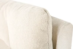 Tête de lit en tissu texturé beige L160 cm HONO