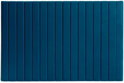 Tête de lit en tissu velours bleu L170 cm NEHA