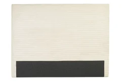 Tête de lit en tissu velours côtelé beige L160 cm YOLANDA