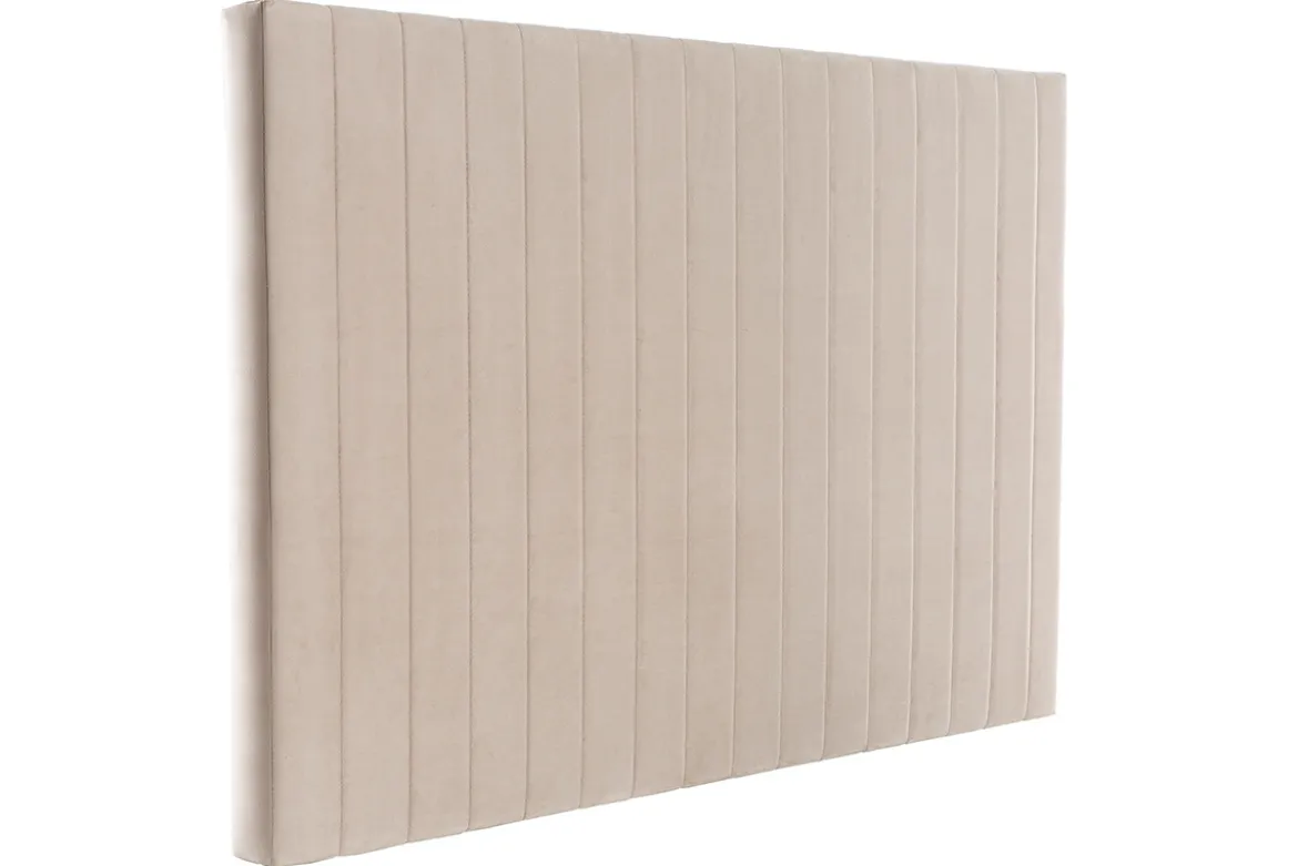 Tête de lit en tissu velours taupe L170 cm NEHA