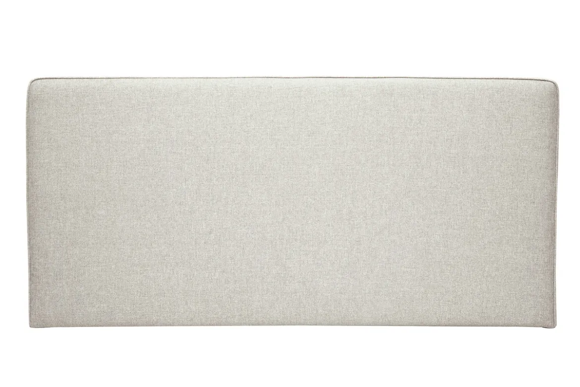 Tête de lit à suspendre en tissu beige L160 cm LILY