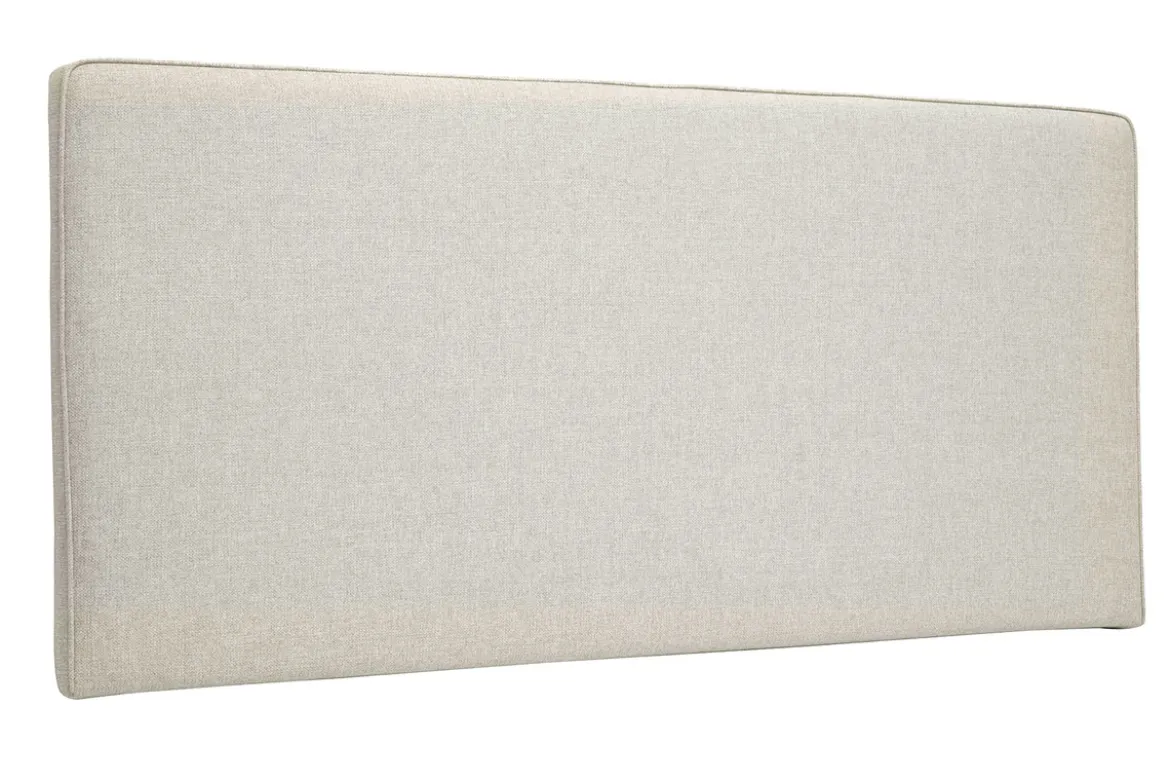 Tête de lit à suspendre en tissu beige L160 cm LILY