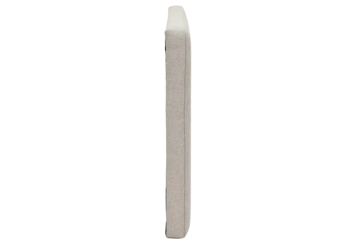 Tête de lit à suspendre en tissu beige L160 cm LILY
