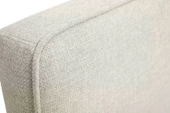 Tête de lit à suspendre en tissu beige L160 cm LILY
