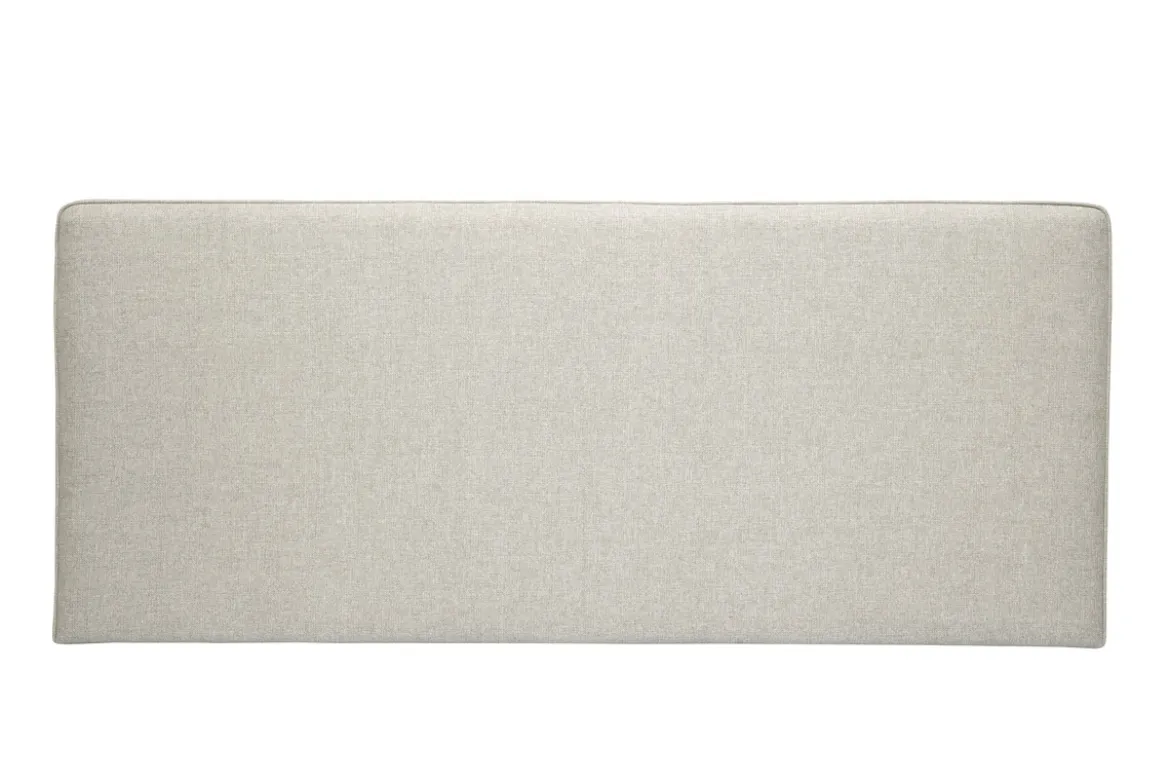 Tête de lit à suspendre en tissu beige L180 cm LILY