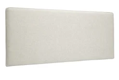Tête de lit à suspendre en tissu beige L180 cm LILY