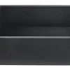Vasque carrée en terrazzo noir L40 cm LOUSSA
