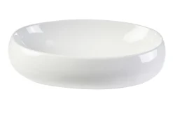 Vasque ovale en céramique blanche L60.5 cm GALEA